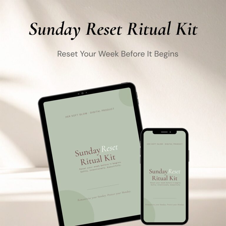 Sunday Reset Ritual Kit product mockup